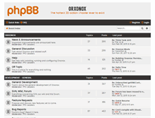 Tablet Screenshot of forum.orxonox.net